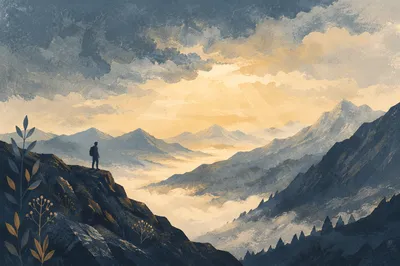 Philippians 4 13 Mountain Strength Background