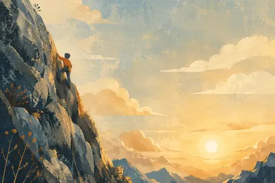 Philippians 4 13 Strength Mountain Climber