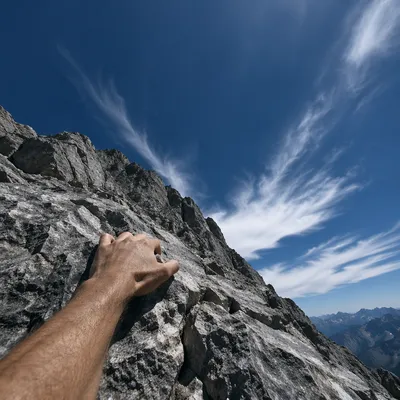 Philippians 4:13 Mountain Climbing Strength Background