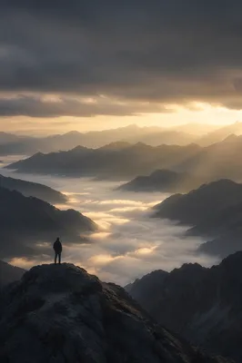 Philippians 4:13 Mountain Strength Background