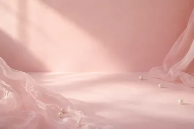 Soft Pink Pastel Feminine Background Scene