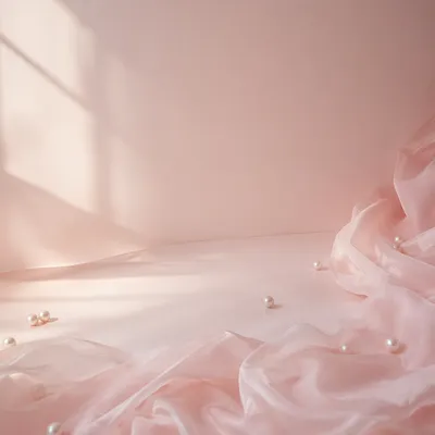 Soft Pastel Pink Feminine Background Scene