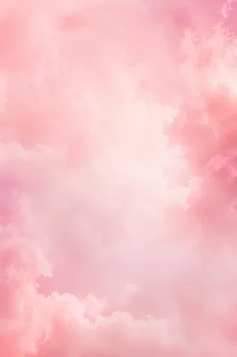 Soft Pastel Pink Feminine Cloud Background