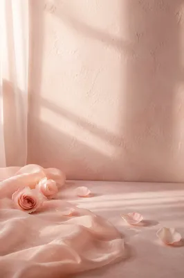 Soft Pastel Pink Feminine Background Scene