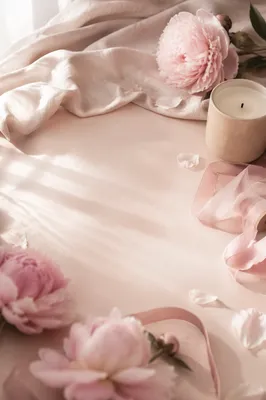 Soft Pastel Pink Feminine Tabletop Background