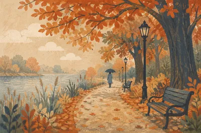 Trusting God on an Autumn Path