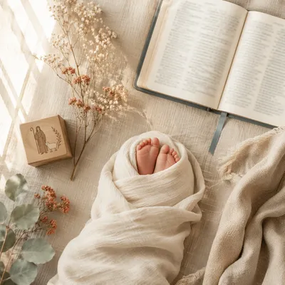 Fearfully Wonderfully Made Baby Background