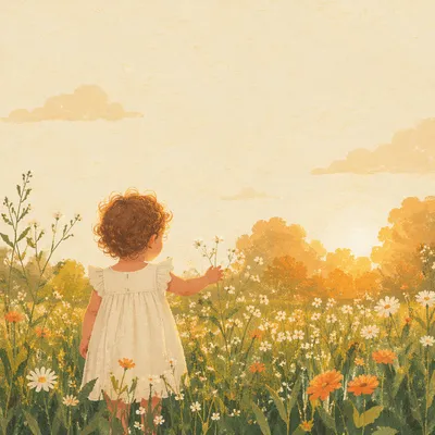 Fearfully Wonderfully Made Baby Meadow Background