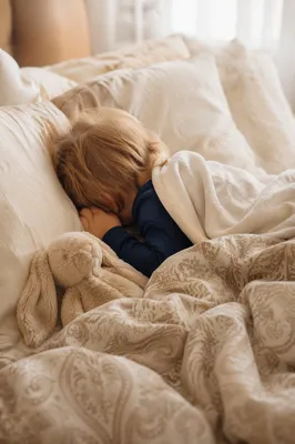 Peaceful Sleeping Baby Blessing Background