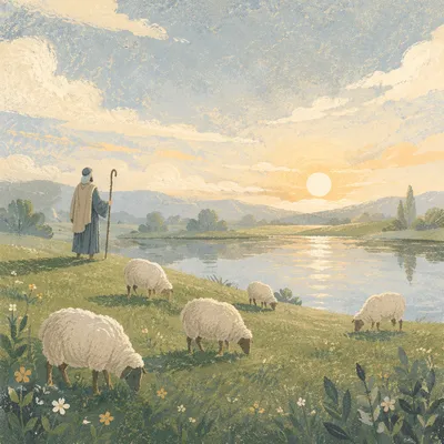 Psalm 23 Green Pastures Still Waters