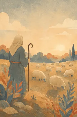 Still Shepherd Meadow Background for Psalm 46