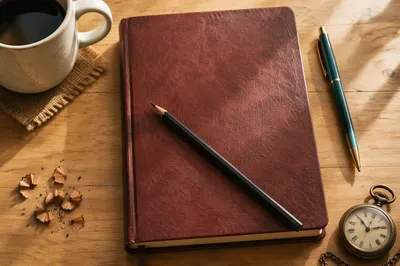 Calm Psalm 46 Writing Desk Background