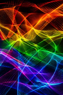 Neon Rainbow Gradient Light Background