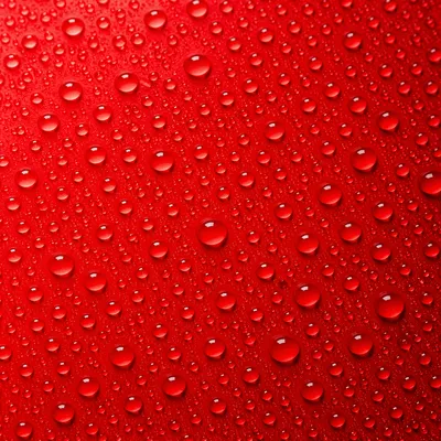 Vibrant Red Water Droplet Background