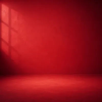 Bold Solid Red Studio Background