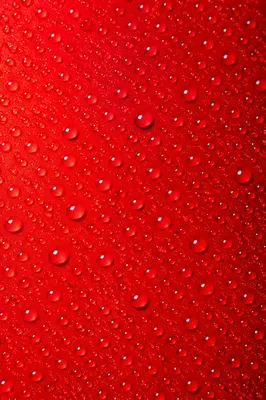 Vibrant Red Water Droplet Background