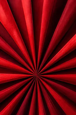 Bold Red Fanburst Abstract Background