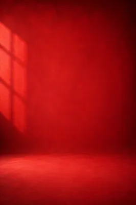 Bold Solid Red Studio Background
