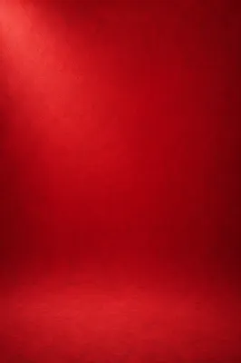 Bold Solid Red Studio Background
