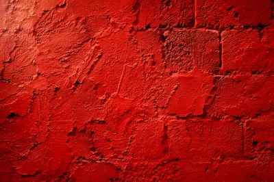 Bold Vibrant Red Textured Wall Background