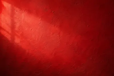 Bold Red Textured Plaster Wall Background
