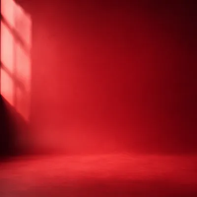 Bold Solid Red Studio Background