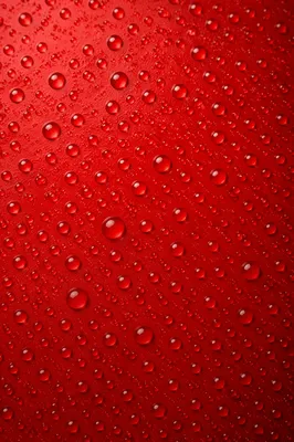 Vibrant Red Water Droplet Background
