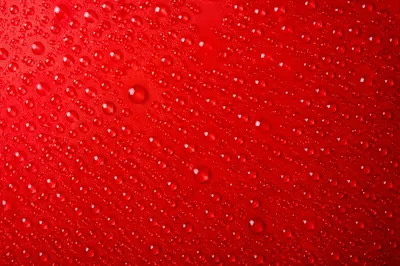 Vibrant Red Water Droplet Background