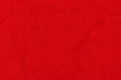 Bold Vibrant Red Fabric Background Texture