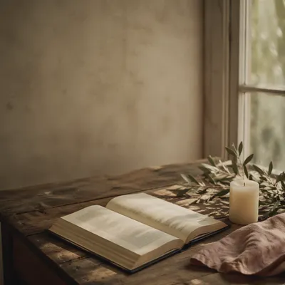 Vintage Still Life by Sunlit Window