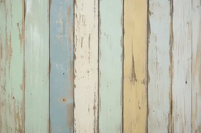 Faded Retro Pastel Wooden Plank Background