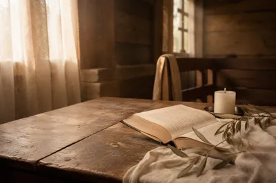 Vintage Chapel Reading Corner Background