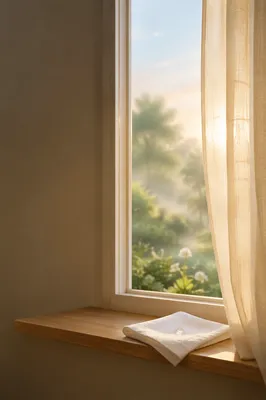 Hopeful Dawn Window for Revelation 21:4