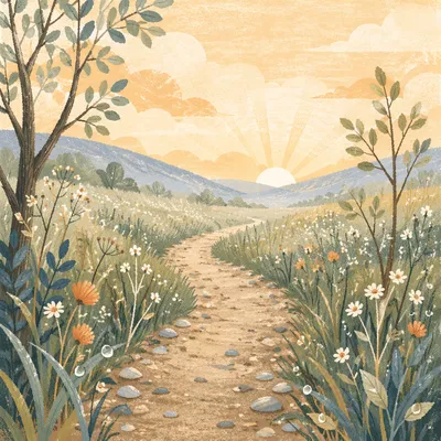 Sunrise Meadow Path of Hope