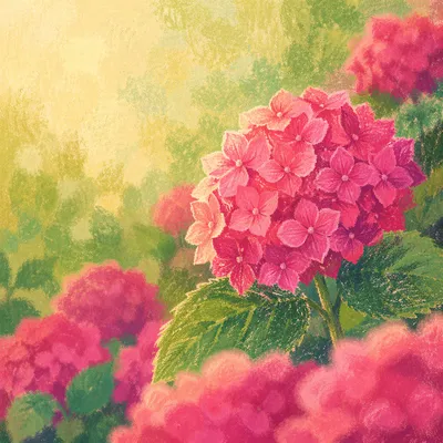 Hopeful Sunrise Flowers Quote Background
