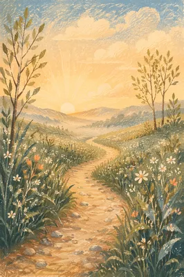Sunrise Path of Hope and Renewal