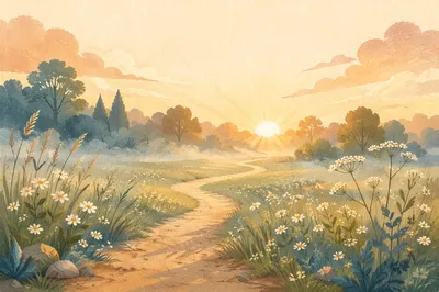 Sunrise Meadow Path of Hope
