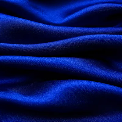Deep Royal Blue Satin Fold Background