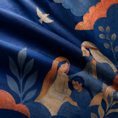 Deep Royal Blue Velvet Luxury Background