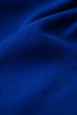 Deep Royal Blue Fabric Texture Background