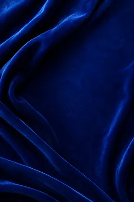 Deep Royal Blue Velvet Draped Background