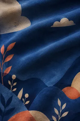 Luxurious Royal Blue Velvet Background