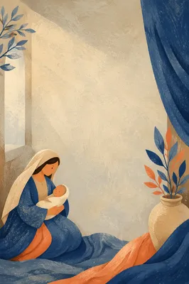 Deep Royal Blue Drapery Background