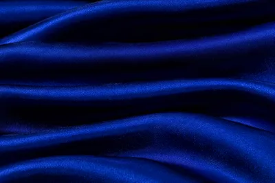 Deep Royal Blue Satin Fold Background