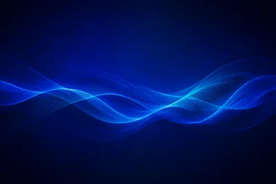Elegant Royal Blue Wave Background