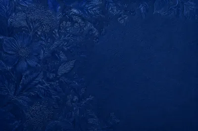 Royal Blue Botanical Paper Background