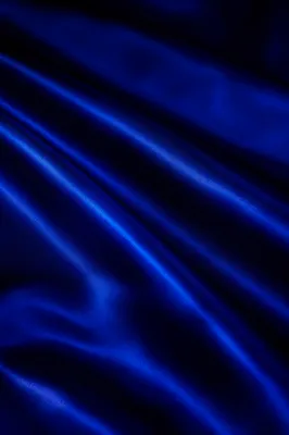 Deep Royal Blue Satin Fabric Background