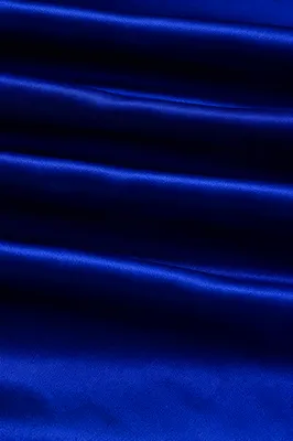 Deep Royal Blue Satin Folds