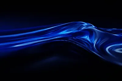 Deep Royal Blue Liquid Silk Background