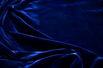 Luxury Royal Blue Velvet Draped Background